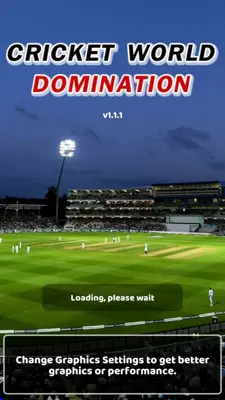 Cricket World Domination android App screenshot 0